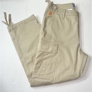 Empyre Relax Tan Beige Khaki Cargo Skate Pants Y2K Size 32 Vintage
